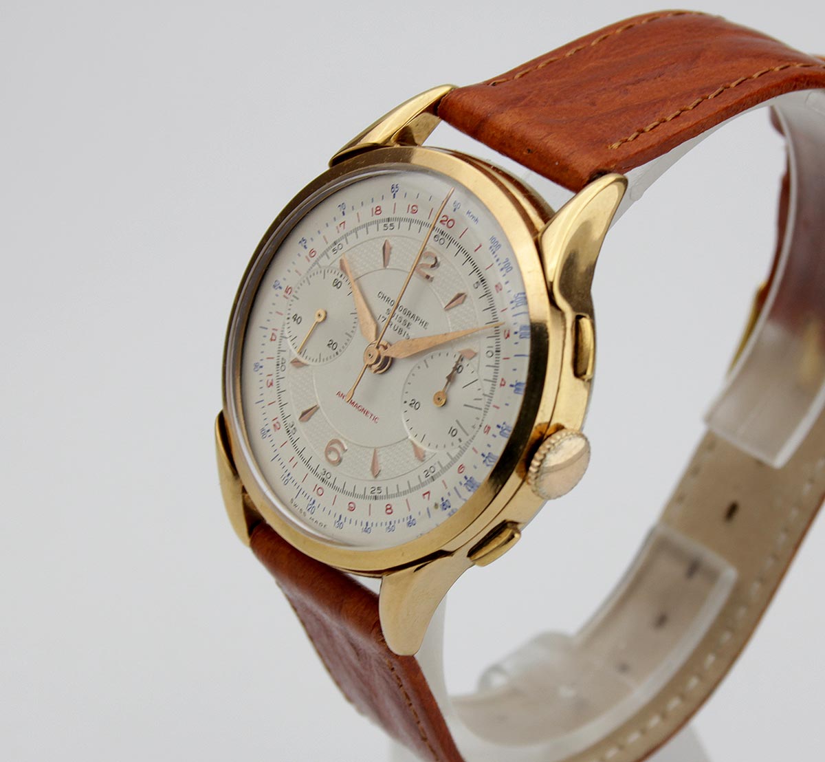 CHRONOGRAPHE SWISS 50er Jahre Perfekter Zustand 37mm